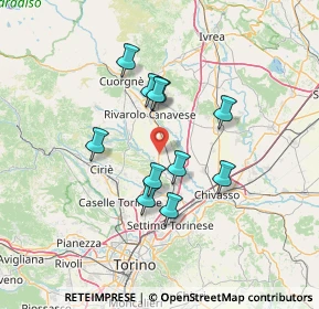 Mappa SP 460 di Ceresole, 10086 Rivarolo Canavese TO, Italia (11.33)