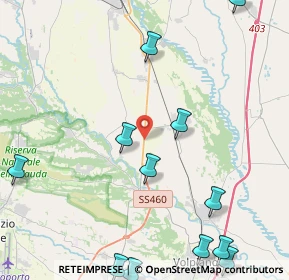 Mappa SP 460 di Ceresole, 10086 Rivarolo Canavese TO, Italia (6.11462)