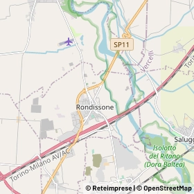 Mappa Rondissone