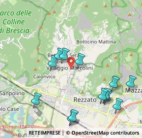 Mappa Botticino via Molini n, 25082 Botticino BS, Italia (2.24231)