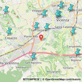 Mappa Viale Sant' Agostino, 36100 Vicenza VI, Italia (3.02917)