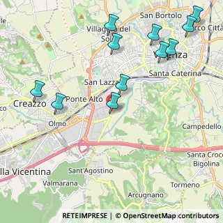 Mappa Viale Sant' Agostino, 36100 Vicenza VI, Italia (2.53273)