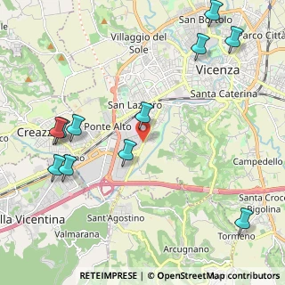 Mappa Viale Sant' Agostino, 36100 Vicenza VI, Italia (2.63909)