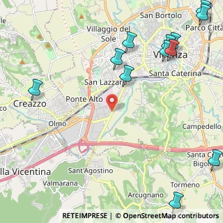 Mappa Viale Sant' Agostino, 36100 Vicenza VI, Italia (3.18583)