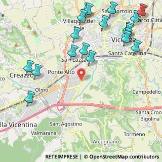 Mappa Viale Sant' Agostino, 36100 Vicenza VI, Italia (2.81947)