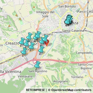 Mappa Viale Sant' Agostino, 36100 Vicenza VI, Italia (2.061)