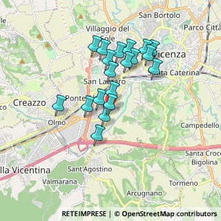 Mappa Viale Sant' Agostino, 36100 Vicenza VI, Italia (1.53421)