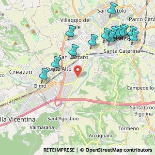 Mappa Viale Sant' Agostino, 36100 Vicenza VI, Italia (2.53571)