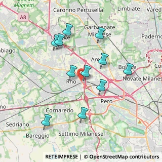Mappa Via Pace, 20017 Rho MI, Italia (3.59818)