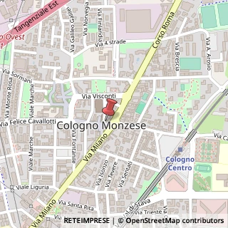 Mappa Via Guglielmo Marconi, 8, 20093 Cologno Monzese, Milano (Lombardia)