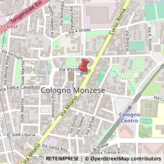 Mappa Via Cavour, 9, 20093 Cologno Monzese, Milano (Lombardia)