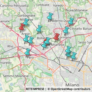 Mappa Via Filippo Turati, 20026 Novate Milanese MI, Italia (3.74)