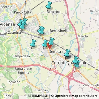 Mappa Centro Comm. Palladio, 36100 Vicenza VI, Italia (1.98357)