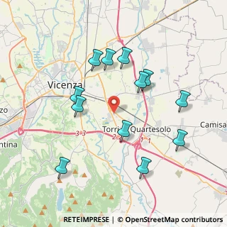 Mappa Centro Comm. Palladio, 36100 Vicenza VI, Italia (3.82583)