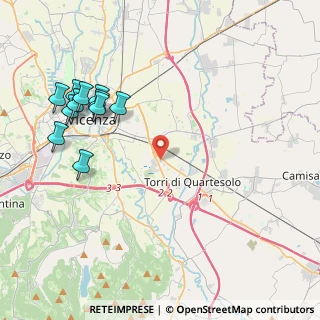 Mappa Centro Comm. Palladio, 36100 Vicenza VI, Italia (4.82636)