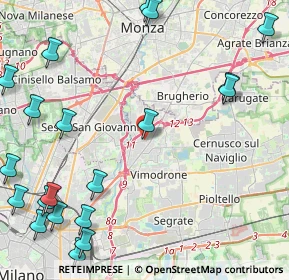 Mappa Via della Resistenza, 20093 Cologno Monzese MI, Italia (6.256)