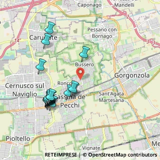 Mappa Via Firenze, 20060 Bussero MI, Italia (2.07611)