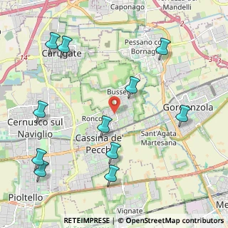 Mappa Via Firenze, 20060 Bussero MI, Italia (2.56545)