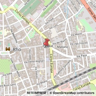 Mappa Via Fiorenza Castelli,  10, 20017 Rho, Milano (Lombardia)