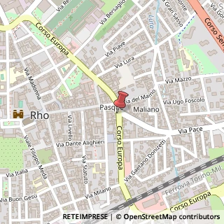 Mappa Corso Europa, 139, 20017 Rho MI, Italia, 20017 Rho, Milano (Lombardia)