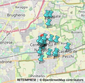 Mappa Via N.Torriani, 20063 Cernusco sul Naviglio MI, Italia (1.149)