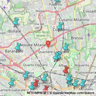 Mappa Via Giacomo Puccini, 20026 Novate Milanese MI, Italia (3.4395)