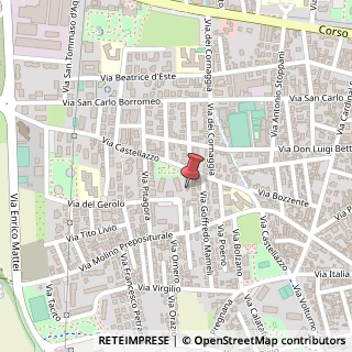 Mappa Via Castellazzo, 17, 20017 Rho, Milano (Lombardia)