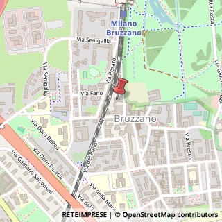 Mappa Via Privata Alberico da Barbiano, 5, 20161 Baranzate, Milano (Lombardia)