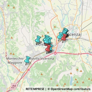 Mappa Via Udine, 36051 Creazzo VI, Italia (2.28556)