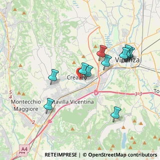 Mappa Via Udine, 36051 Creazzo VI, Italia (3.71636)