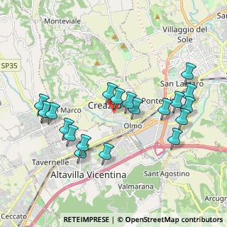 Mappa Via Udine, 36051 Creazzo VI, Italia (2.042)