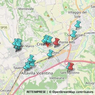 Mappa Via Udine, 36051 Creazzo VI, Italia (2.101)