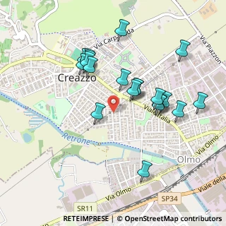 Mappa Via Udine, 36051 Creazzo VI, Italia (0.4545)