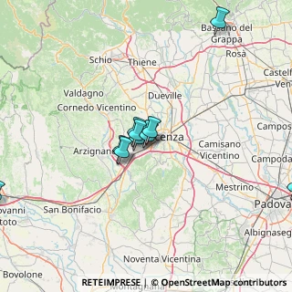 Mappa Via Gorizia, 36051 Creazzo VI, Italia (18.06417)