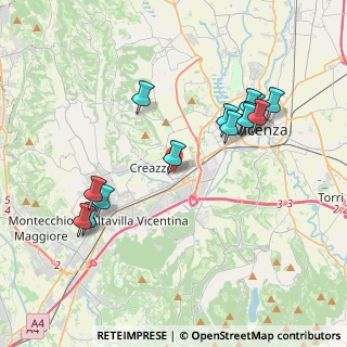 Mappa Via Gorizia, 36051 Creazzo VI, Italia (3.965)