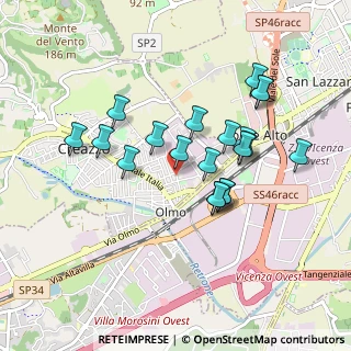 Mappa Via Gorizia, 36051 Creazzo VI, Italia (0.806)