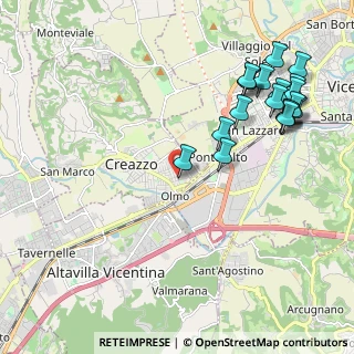 Mappa Via Gorizia, 36051 Creazzo VI, Italia (2.46526)
