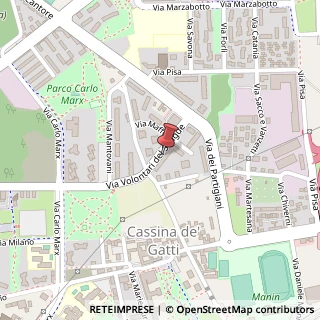 Mappa Via Volontari del Sangue, 182, 20099 Sesto San Giovanni, Milano (Lombardia)
