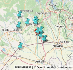 Mappa Strada Provinciale, 13030 Ghislarengo VC, Italia (9.9975)