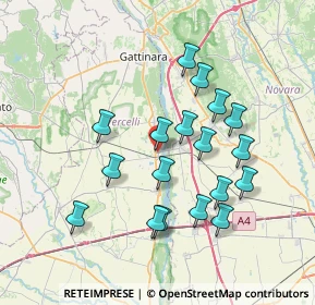 Mappa Strada Provinciale, 13030 Ghislarengo VC, Italia (6.83889)