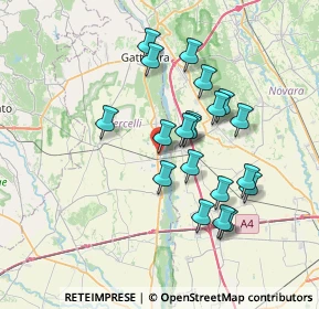 Mappa Strada Provinciale, 13030 Ghislarengo VC, Italia (6.354)