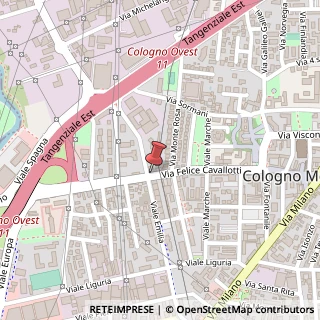 Mappa Viale Emilia, 76, 20093 Cologno Monzese, Milano (Lombardia)