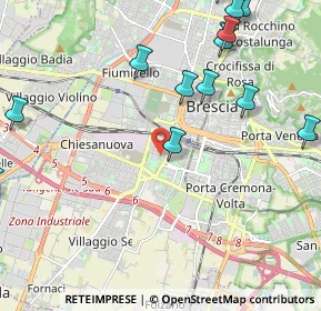 Mappa Via San Giovanni Bosco, 25125 Brescia BS, Italia (2.70615)