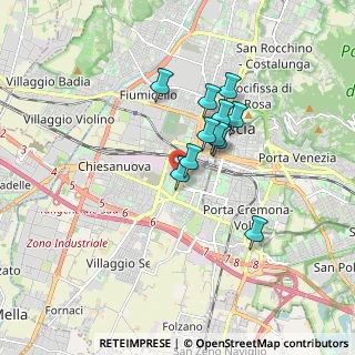 Mappa Via San Giovanni Bosco, 25125 Brescia BS, Italia (1.28273)