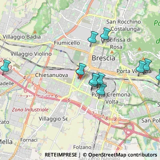 Mappa Via San Giovanni Bosco, 25125 Brescia BS, Italia (2.10636)