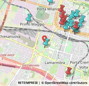 Mappa Via San Giovanni Bosco, 25125 Brescia BS, Italia (1.2995)