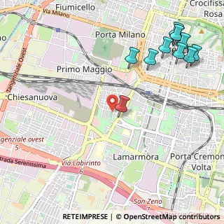 Mappa Via San Giovanni Bosco, 25125 Brescia BS, Italia (1.38182)