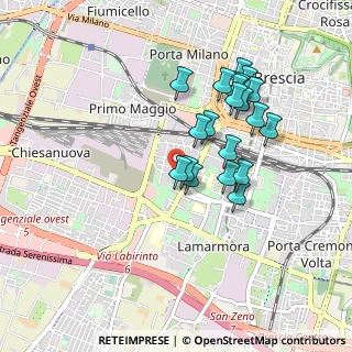 Mappa Via San Giovanni Bosco, 25125 Brescia BS, Italia (0.804)