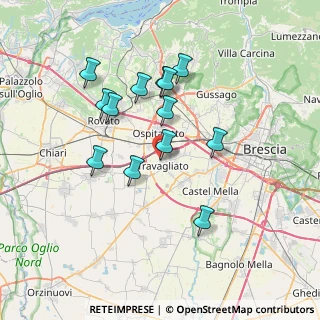 Mappa Via della Vigna, 25039 Travagliato BS, Italia (6.45385)