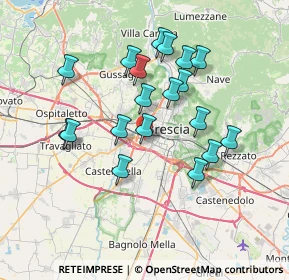 Mappa Via Firenze, 25125 Brescia BS, Italia (6.57316)